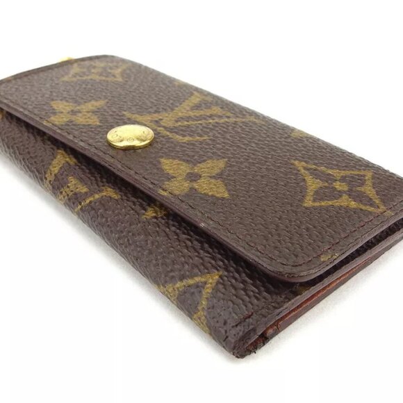 Louis Vuitton Key Case Monogram Beige Monogram Canvas Authentic Used - Picture 3 of 7